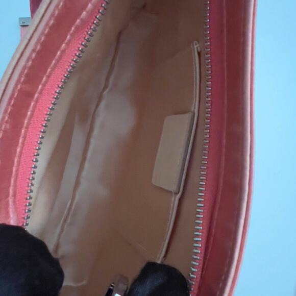 Dior Vintage Peach Pink Mini Satin Ballet Bag - Picture 5 of 6